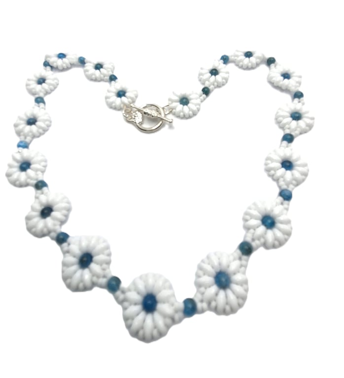 Daisy collection necklace with Neon Apetite beads