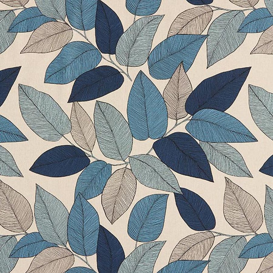 Large Leaf Tablecloth  200 x 155cm  Blue