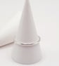Sterling Silver Skinny Stacking Ring - single  - Image 1