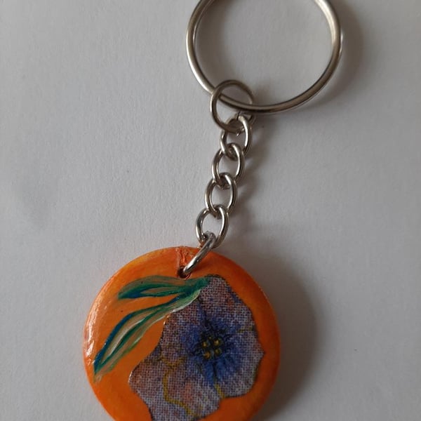 FLOWER KEYRING