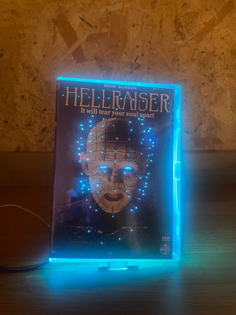 Hellraiser Multicolour Neon DVD Nightlight