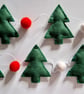 Felt Christmas Tree Garland, Bunting, Christmas Garland, Winter Garland