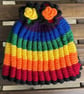 Rainbow (reverse colour order) tea pot cosy - Image 4
