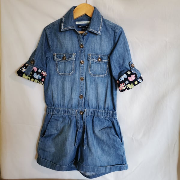Child's up-cycled play suit