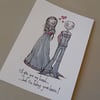 zombie love - original illustration