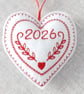 Christmas hanging decoration, heart decoration, 2026 - Image 8