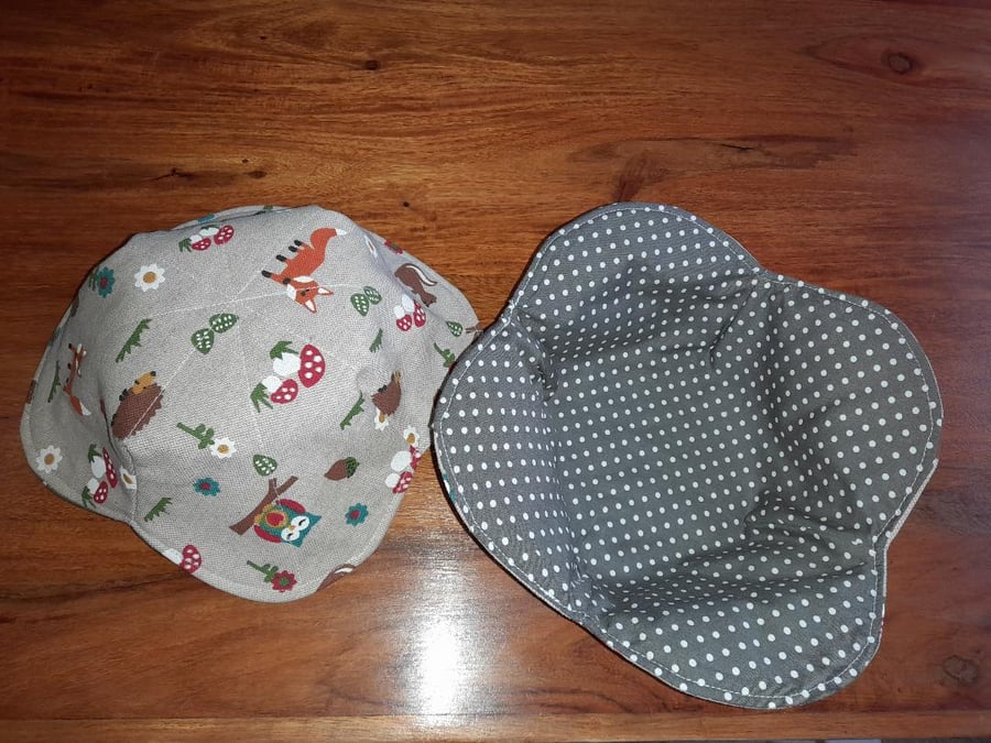 8" Reversible Bowl Cosy - Pot Holder - Soup Bowl Cosy