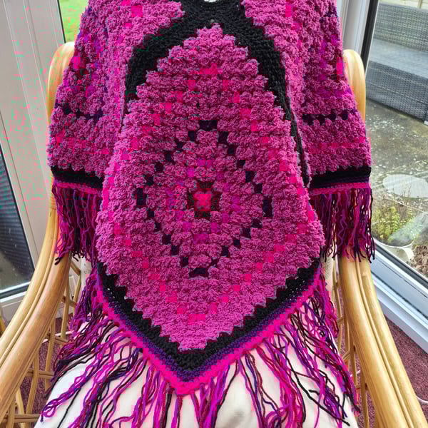 Handmade Crochet Poncho 