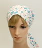 Summer hair covering for women, extra wide cotton head scarf, hair tie - Image 2