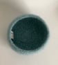 FELTED 'FUSSPOT'  BOWL , tray , desk tidy . Sky Blue . - Image 3