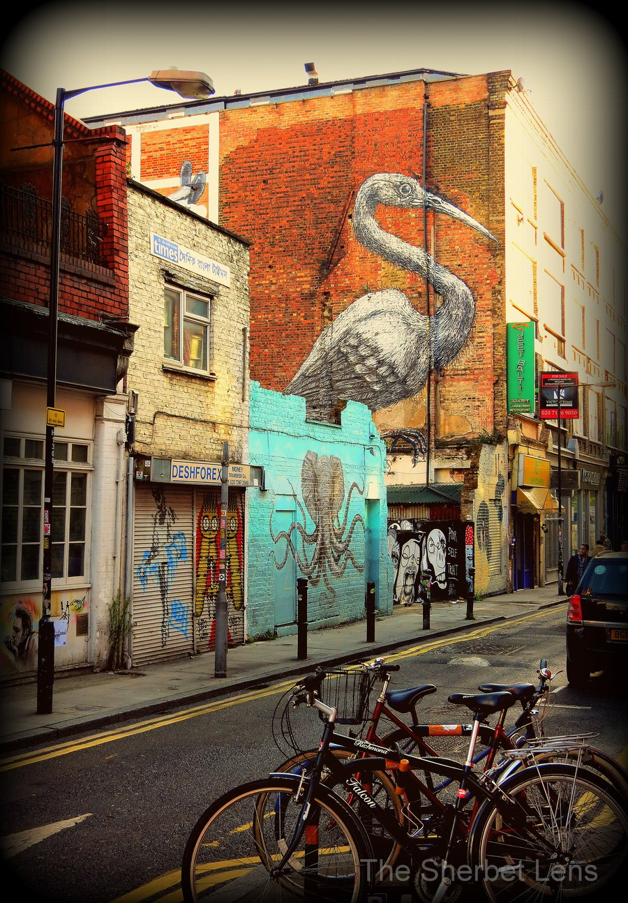 Urban Grit. A photographic print of Brick Lane, London.  8 inches x 11.4 inches