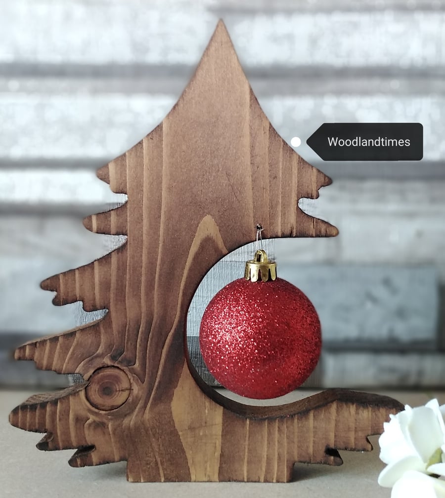 Christmas tree bauble holder, red bauble, gold bauble, silver bauble, new