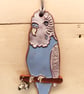 Budgie ceramic hanging decor. - Image 2