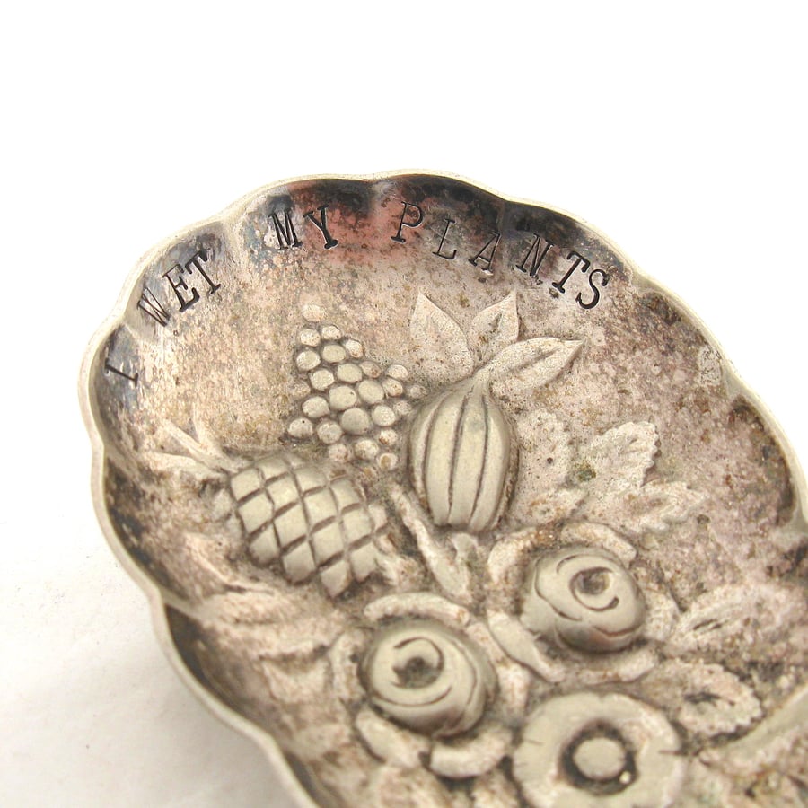 I Wet My Plants, Spoon Plant Pot Marker