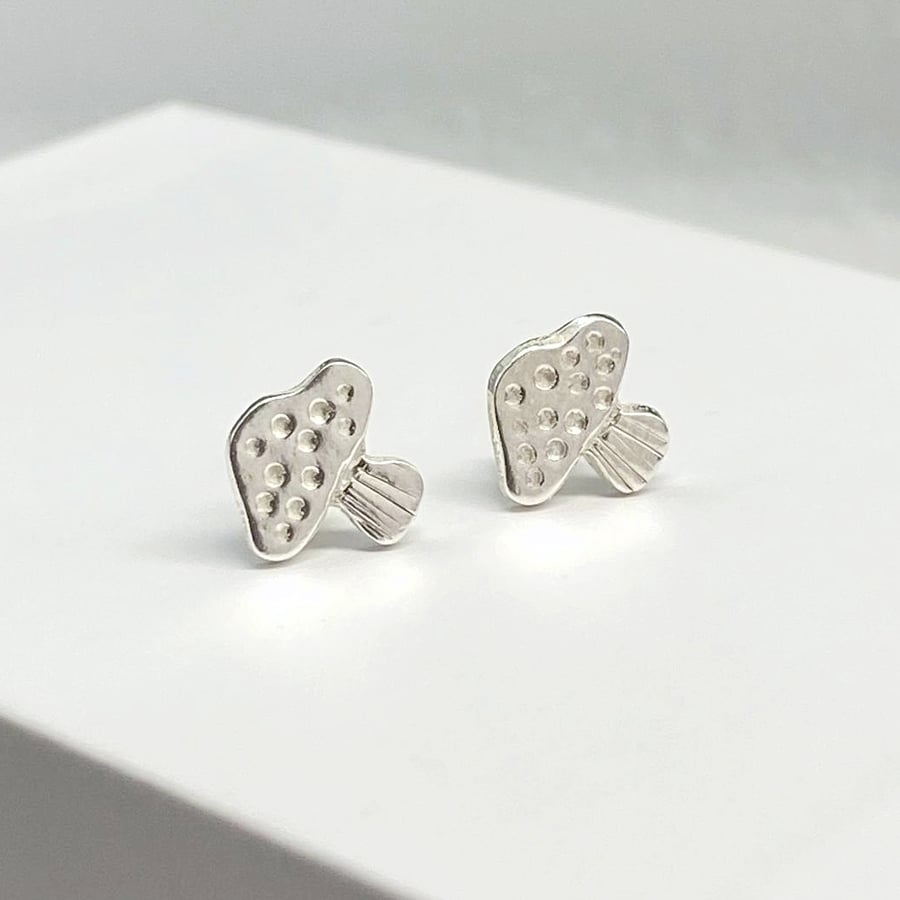 Little Mushroom Stud Earrings