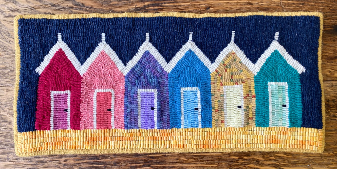 Beach Huts Wall Hanging 
