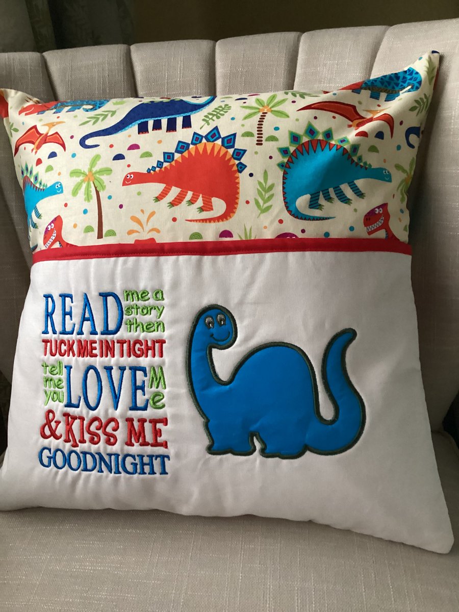 Dinosaur cushion cover ( cushion NOT included)