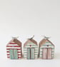 Hand Painted Wooden Beach Hut with Seagull  - Image 5