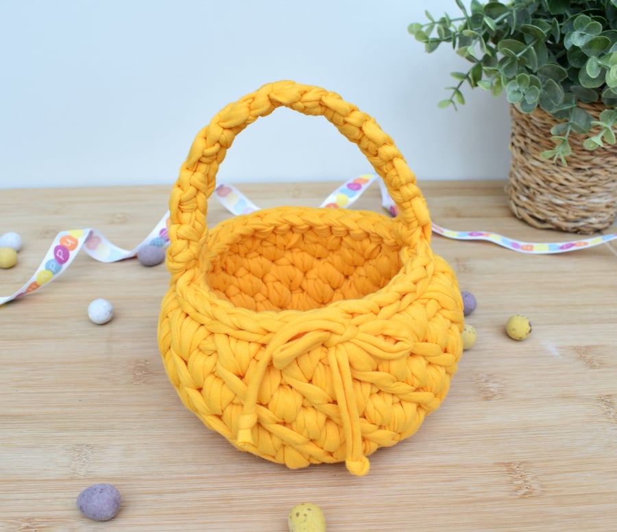 Crochet Easter basket Chocolate storage basket