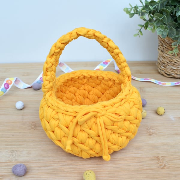Crochet Easter basket Chocolate storage basket