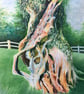Original Acrylic - Old Tree - Image 1