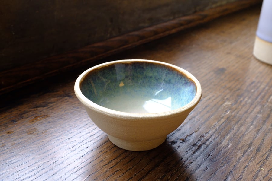 Small blue dish
