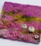 ,HIGHLAND SHEEP, handmade, original, needle felted wool picture  - Image 3