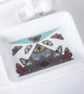 British Butterfly Pattern Ceramic Dish, 13 x 9.5cm, Many Uses - Image 2