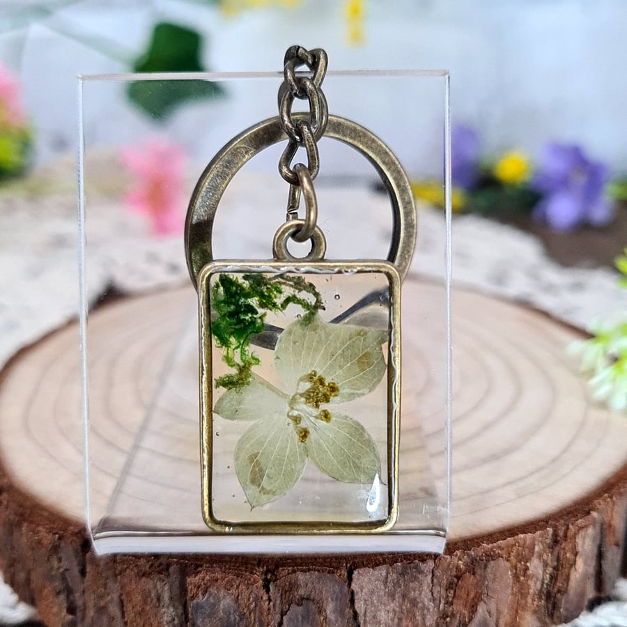 leaf keyring
