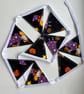 Mini Halloween Bunting, Handmade in the UK