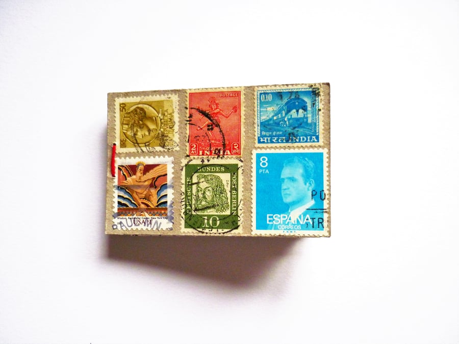 Free Postage - Stamps Mini Envelopes Keepsake Notebook