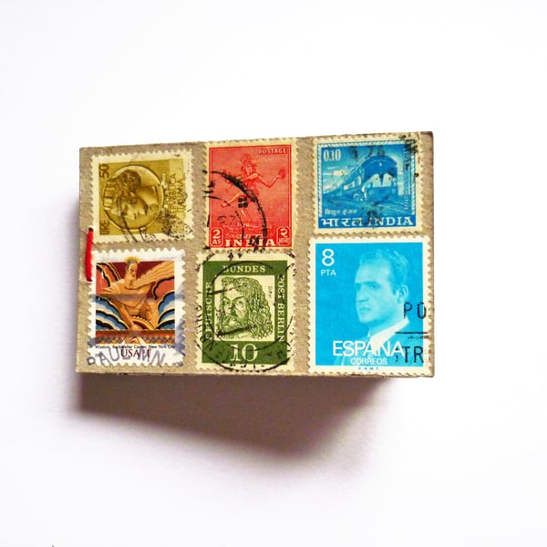 Free Postage - Stamps Mini Envelopes Keepsake Notebook