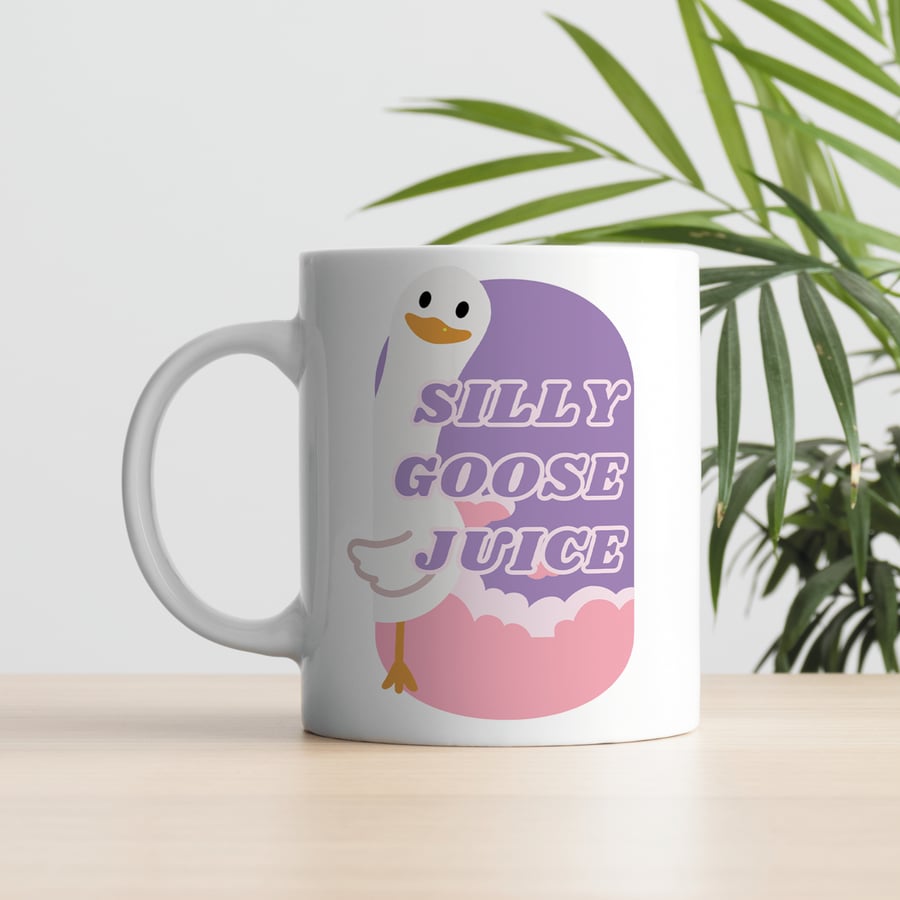 Silly Goose Juice Mug: Silly Goose Era, Joke Mug Gift For Her, Mug For Friend