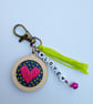 Heart Keyring or Bag Charm