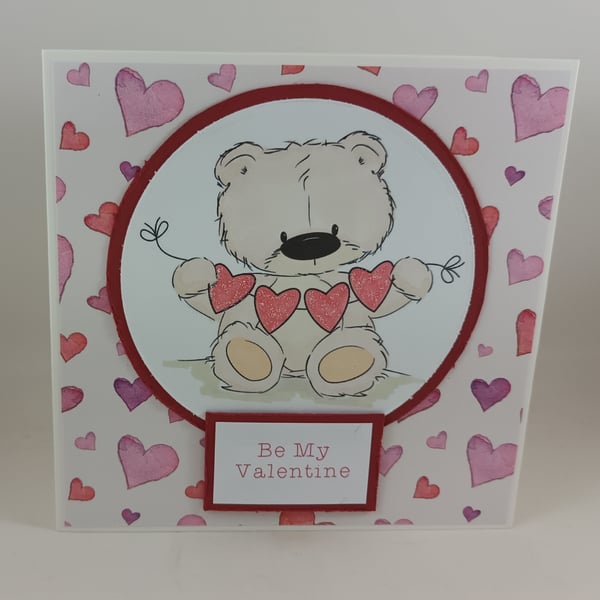 Cute bear Valentine's Day card