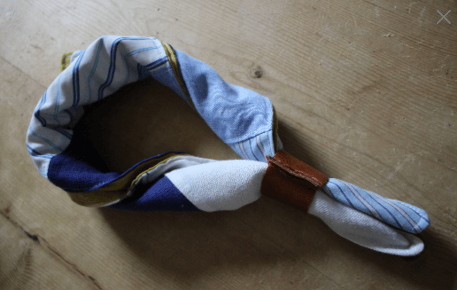 Handmade patchwork handkerchief bandana
