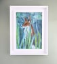Original Painting of Fox framed painting  - Image 1