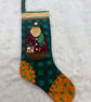 Embellished Christmas stocking 