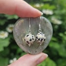 Dalmatian Jasper earrings