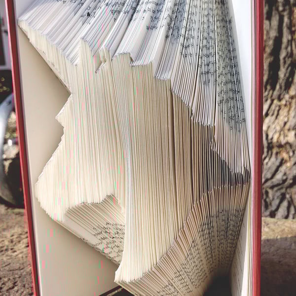Unicorn Head MMF Book Folding Pattern - EMAILED PDF PATTERN