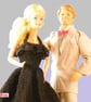 VINTAGE KNITTING PATTERN PDF Black Dress for Doll