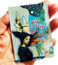 Sea Maiden Original ACEO Miniature Artwork Portrait Art Ocean Coastal Aesthetic 