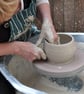 Handmade mug coffee tea cup hand thrown stoneware ceramic heart detail - Image 5