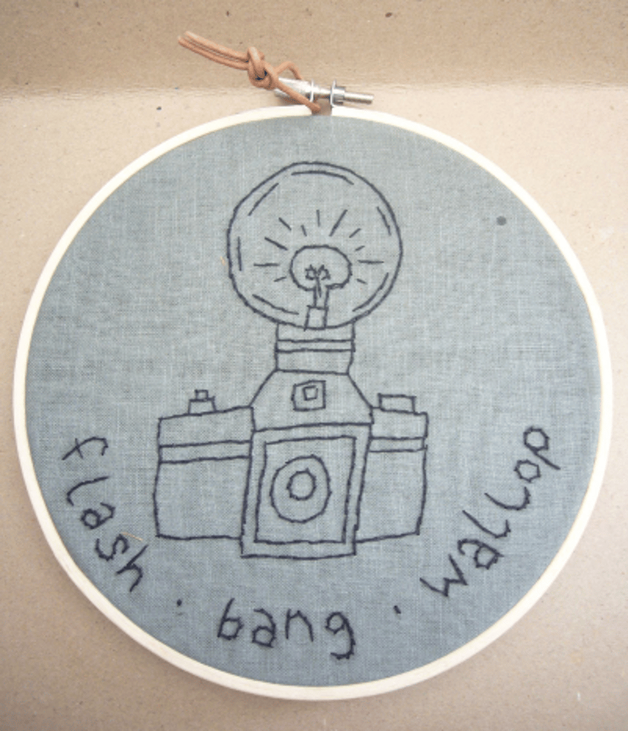 Hand Embroidered Image: