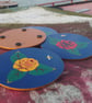 Canal art Roses drinks coasters - Image 4