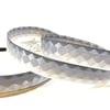 Silver Facets Ribbon - 3.6 Metres - Full Reel