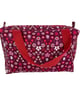 Large wash bag in Liberty cotton, floral toiletries bag with handles and pocket. - Image 5