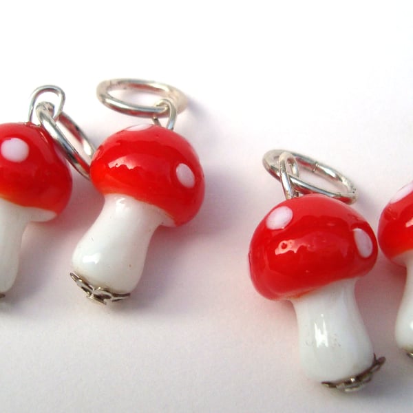 Toadstool Stitch Markers