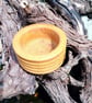 Beech Wood Small bowl with grooves. - Image 4