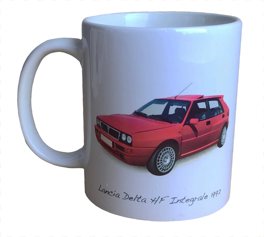 Lancia Delta HF Integrale 1992 - 11oz Ceramic Mug 